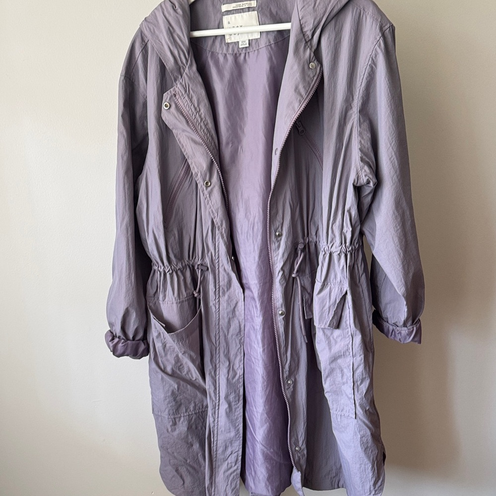 a new day Women's Lavender Utility Jacket rain coat